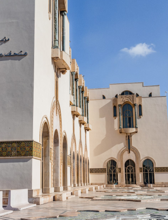 Mosquée Hassan 2 à Casablanca Maroc.